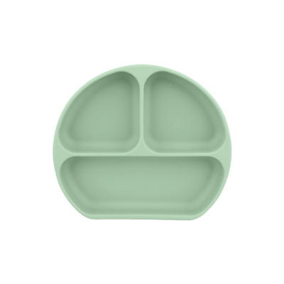 Plato de Silicona con Divisiones - Verde | Infanti