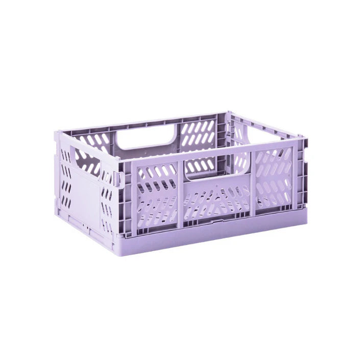 Caja Plegable Moderna - Mediana - Lila