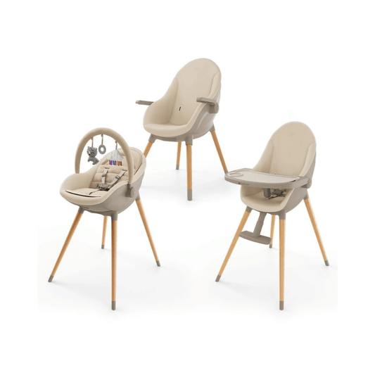 Silla de Comer Evolutiva 3 en 1 FINI UP - Beige | Kinderkraft