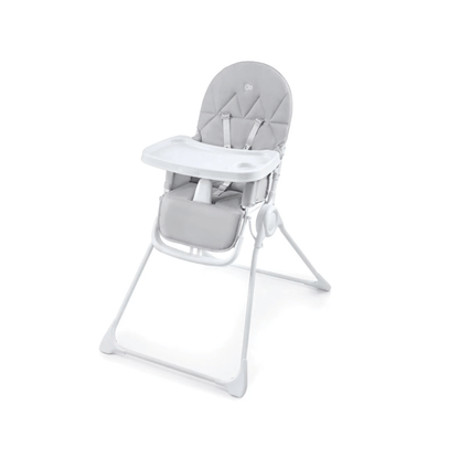 Silla de Comer Compacta Binci - Light Grey | Kinderkraft