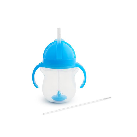 Vaso Antiderrame Weighted con Asas - Celeste | Munchkin