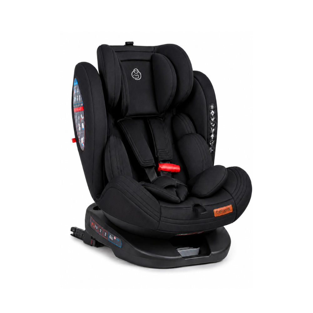 Silla de Auto Saturn 360° Premium - Negro | Bebesit