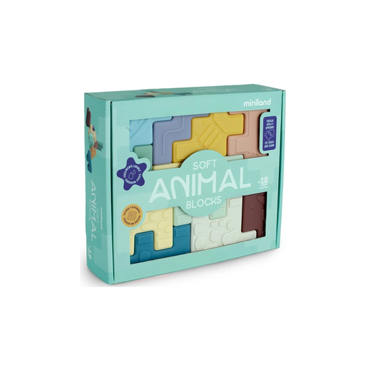 Puzzle Soft Animal Blocks | Miniland