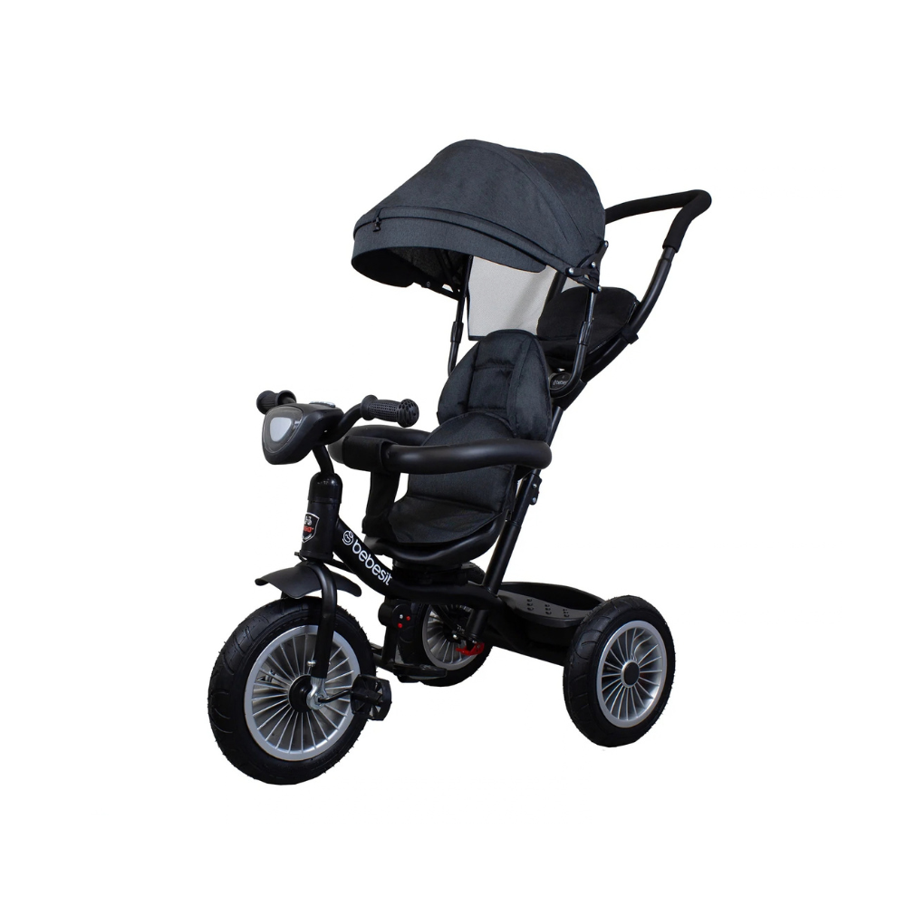 Triciclo de Paseo Infantil 360 LX - Negro | Bebesit