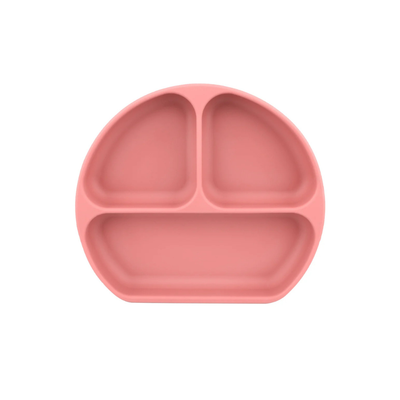 Plato de Silicona con Divisiones - Rosa Viejo | Infanti