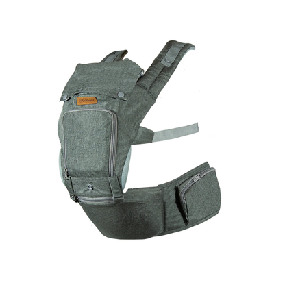Portabebés Ergonómico Hip Seat con Asiento para Cadera - Gris | Bebesit
