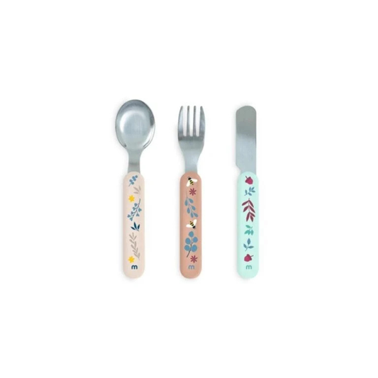 Set de Cubiertos Infantiles Steel Cutlery - Dreamland | Miniland