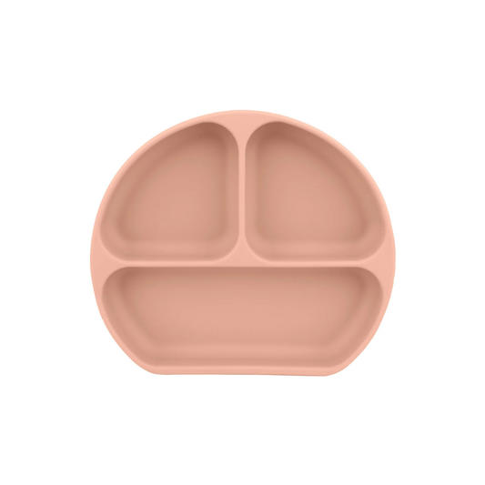 Plato de Silicona con Divisiones - Terracota | Infanti
