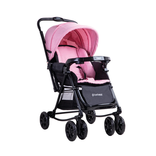 Coche Cuna Balancín SX - Rosado | Bebesit
