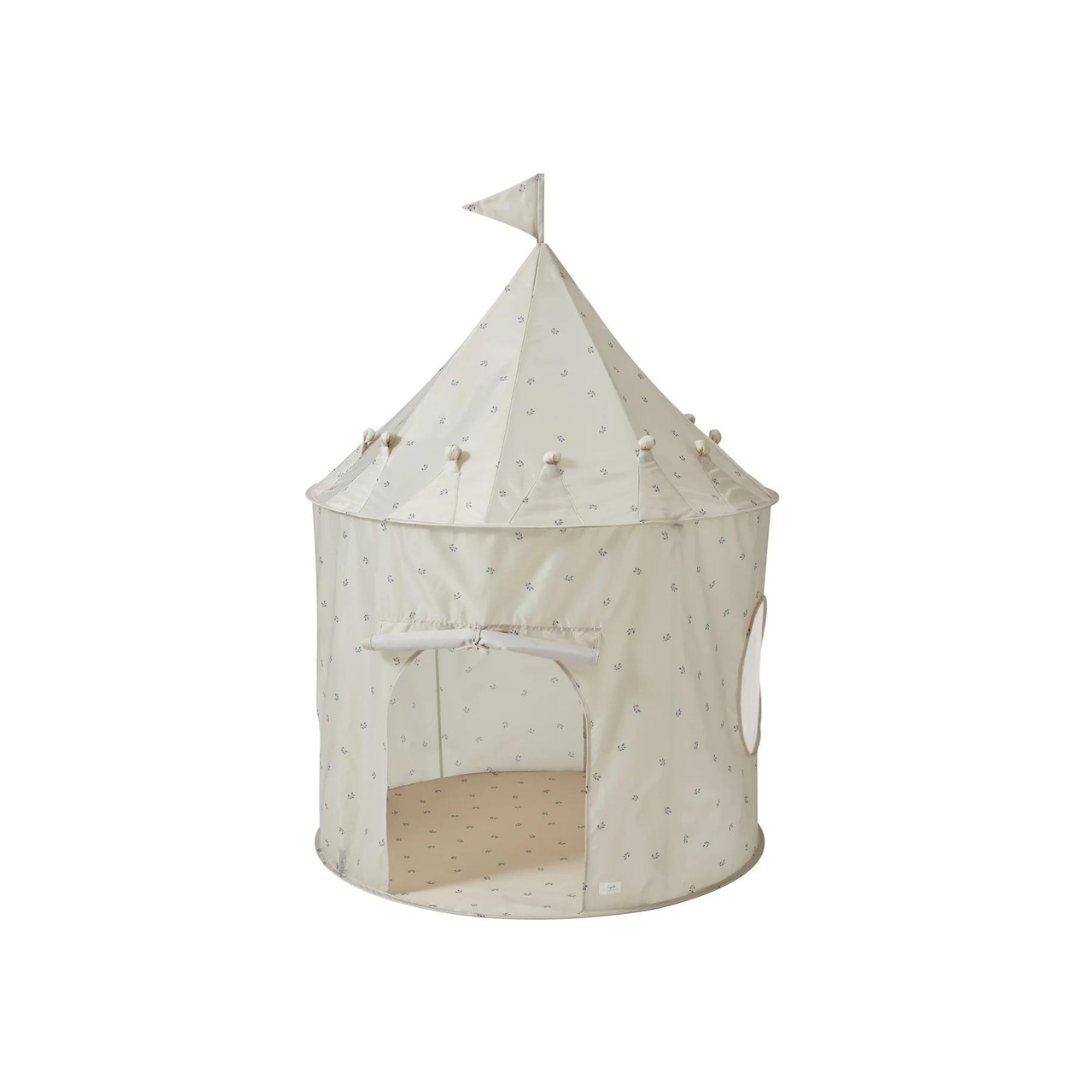 Recycled Fabric Play Tent - Blueberry Taupe