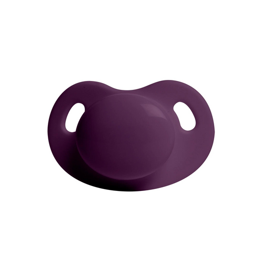 Dental Pacifier with Anatomical Nipple with Wings - Purple