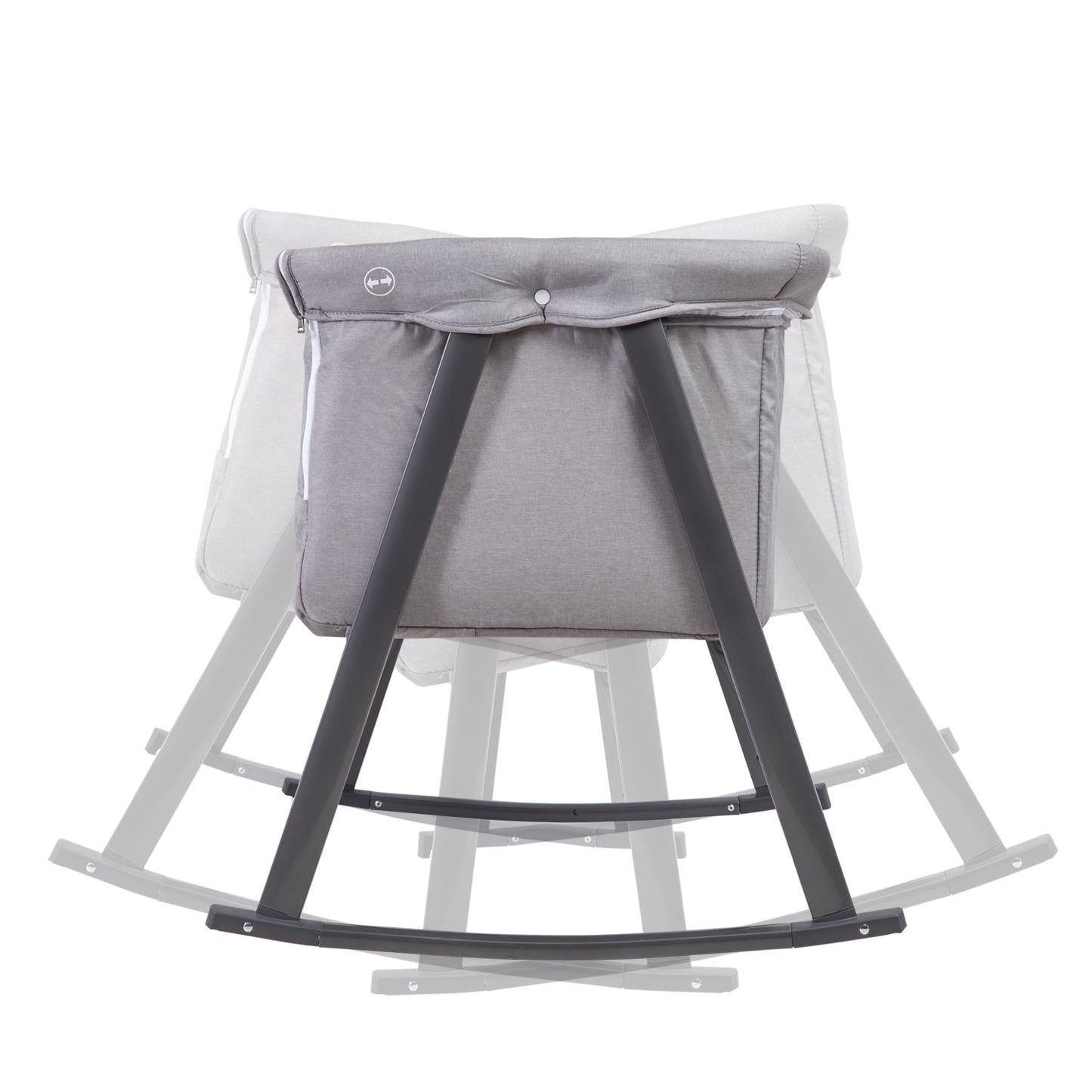 Cuna Moisés Balancín con Mosquitero - Gris | Bebesit