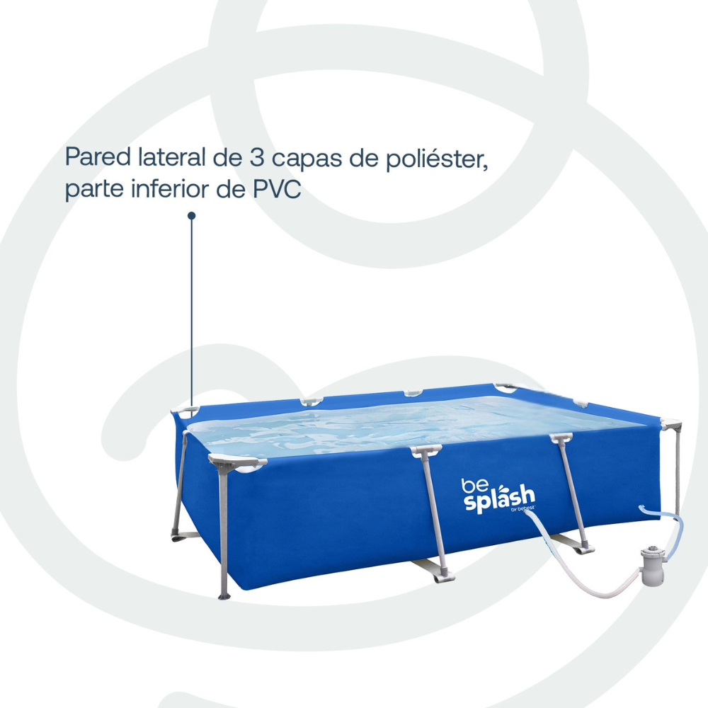 Piscina Estructural con Bomba y Cobertor Be Splash | Bebesit