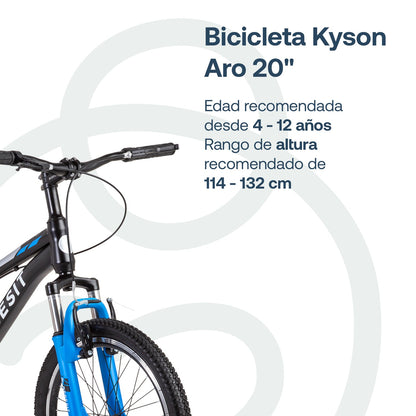 Bicicleta Infantil  Kyson - Aro 20 - Azul | Bebesit