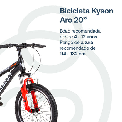 Bicicleta Infantil  Kyson - Aro 20 - Roja | Bebesit