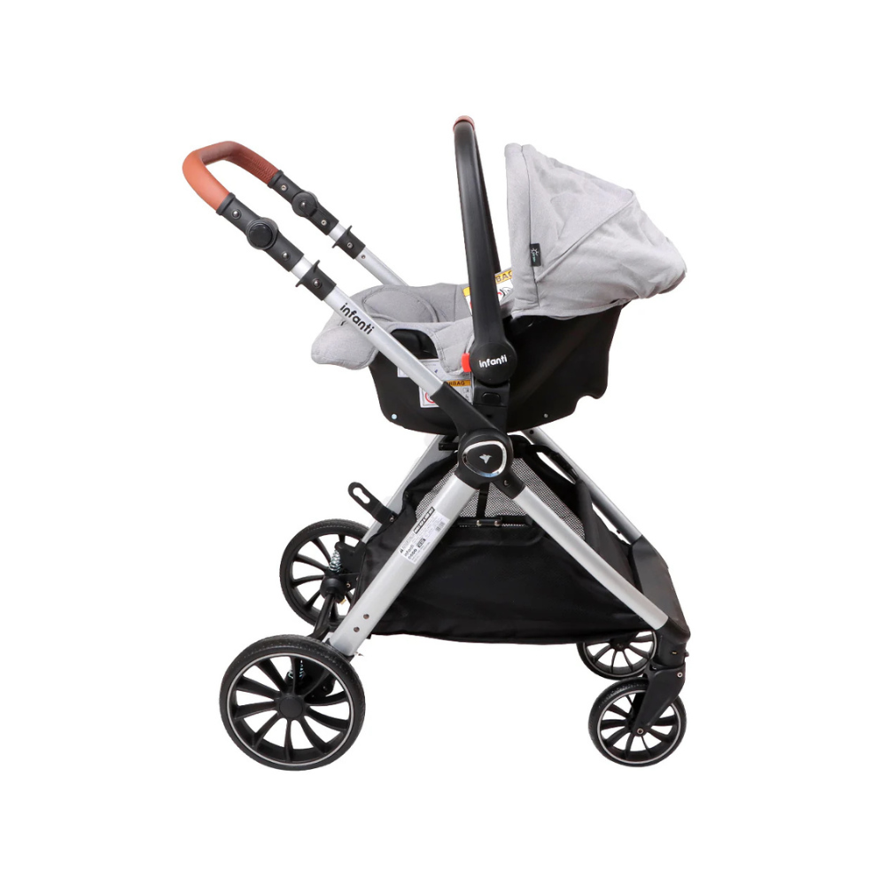 Coches Travel System Romanzo X1-D - Gris | Infanti