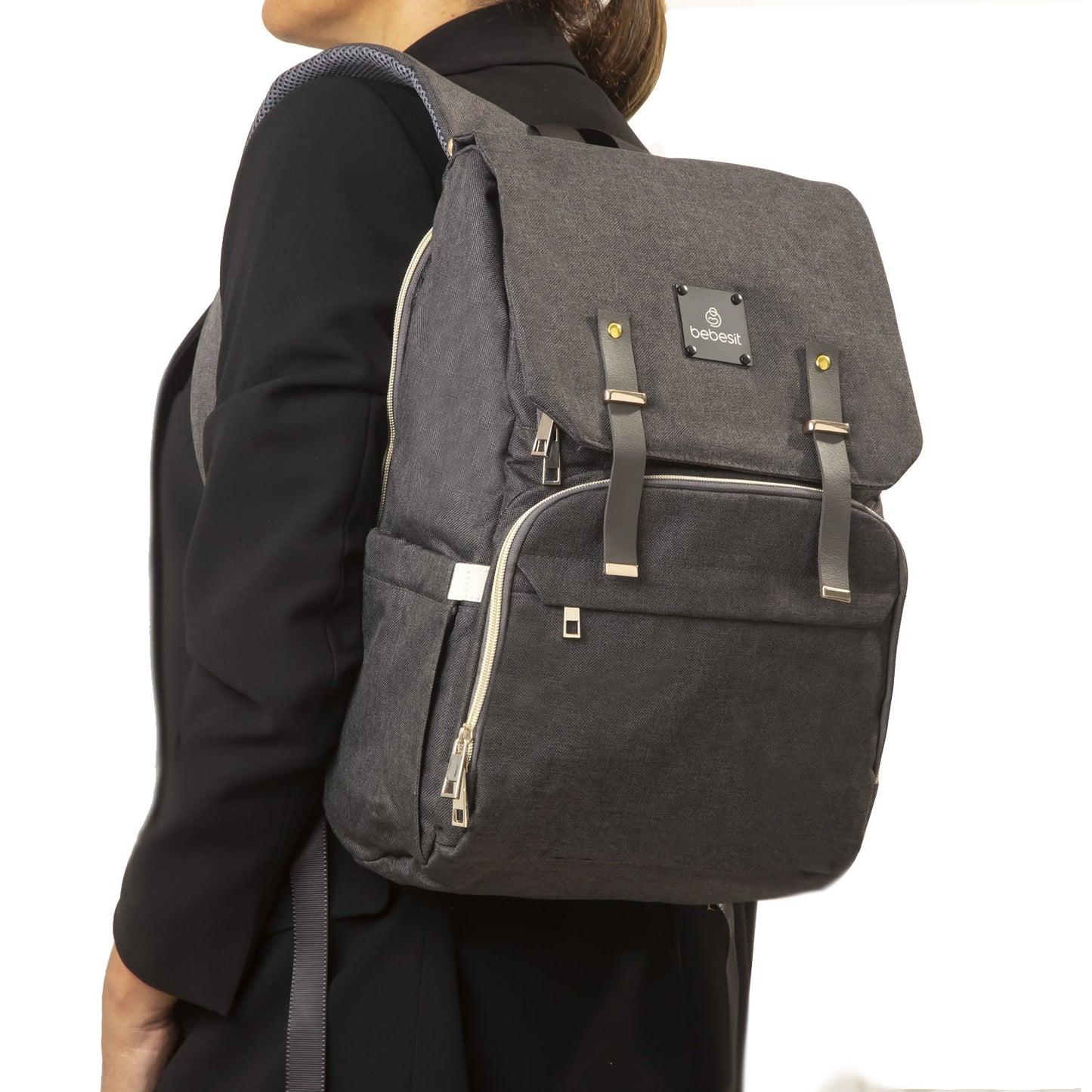 Mochila Pañalera - Melange | Bebesit