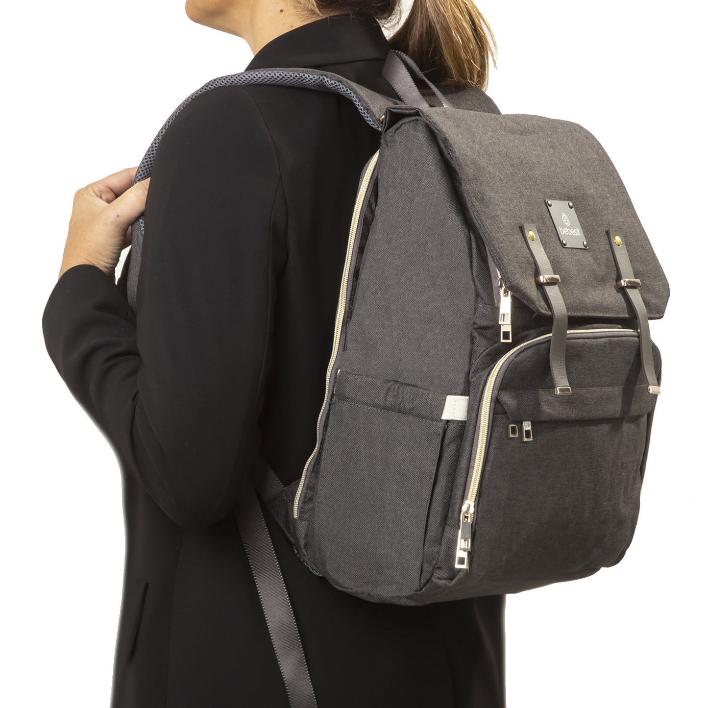 Mochila Pañalera - Melange | Bebesit