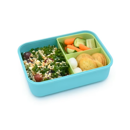 Lonchera Bento con Compartimientos 1250ml - Azul