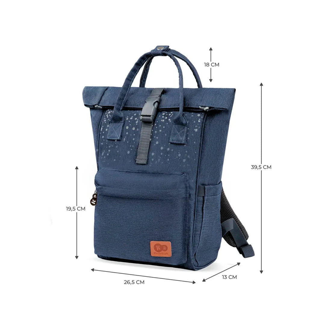 Moonpack Maternity and Stroller Backpack - Confetti Denim