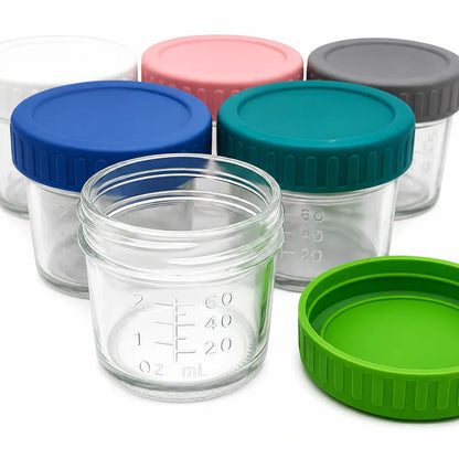 Pack de 6 Contenedores de Vidrio 118 ml| The Baby Nation