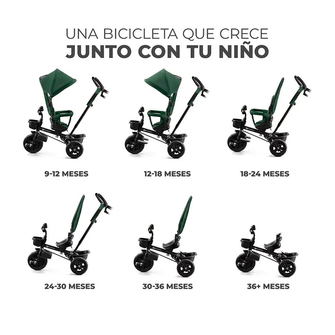 Triciclo 3 en 1 Aveo - Verde