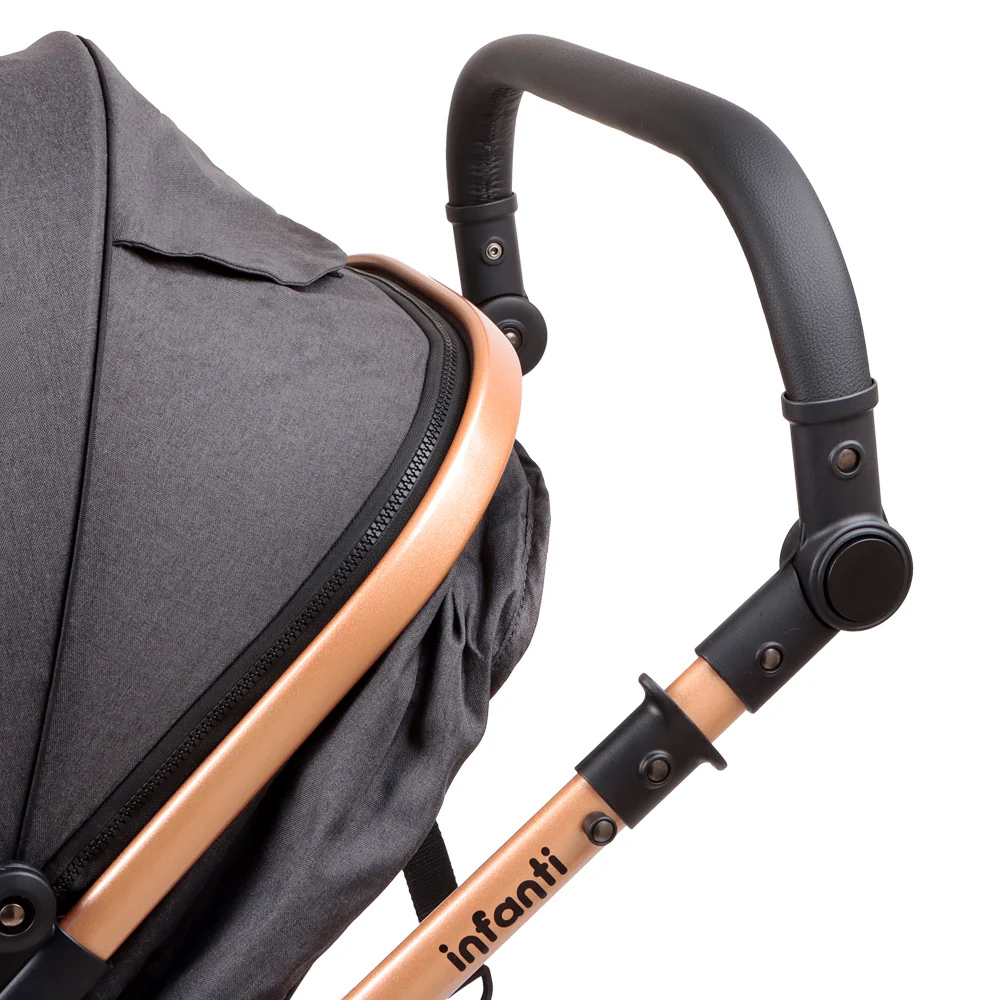 Coches Travel System Romanzo X1-D - Black | Infant