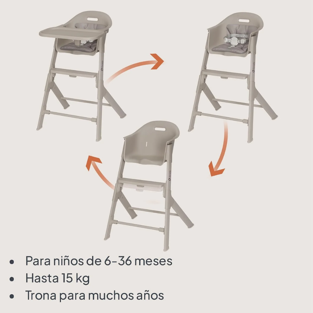 Silla de Comer Beny - Beige Taupe | Lionelo