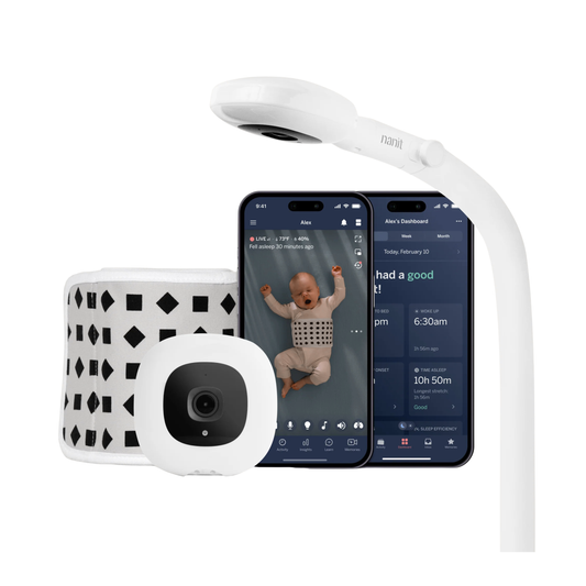 Monitor Inteligente para Bebé Nanit Pro + Soporte de Piso (Gen 2) + Breathing Band | Nanit
