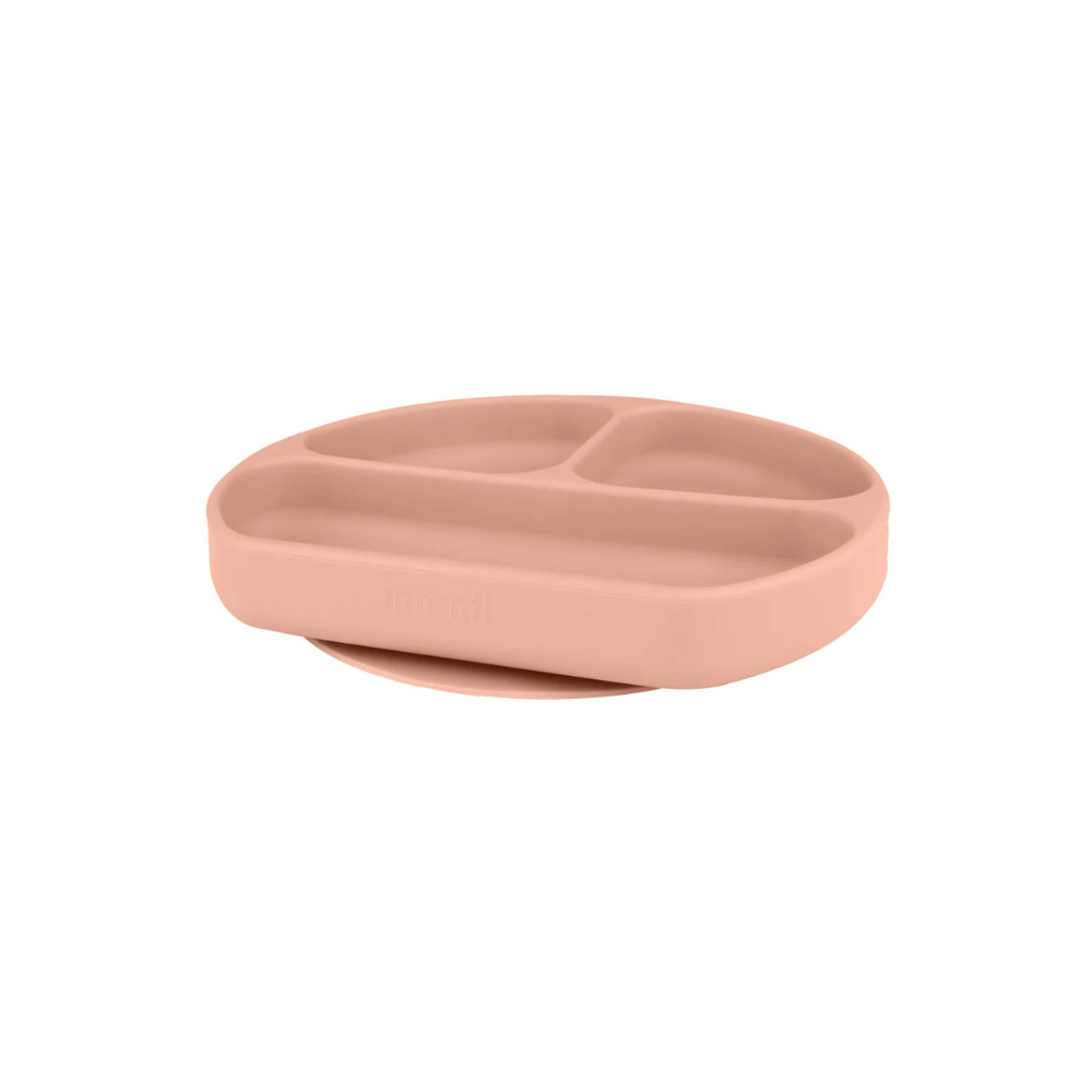 Plato de Silicona con Divisiones - Terracota | Infanti