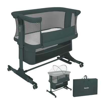 Cuna Colecho Jodie - Green Graphite | Lionelo