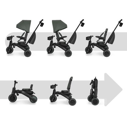 Triciclo Multifuncional 6 en 1  Jazz 3 - Green | Kinderkraft