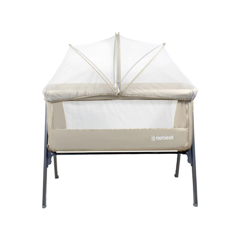 Cuna Colecho Easy LX con Mosquitero - Beige | Bebesit