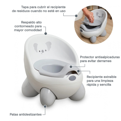 Bacinica de Entrenamiento Potty Pals - Koala | Infantino