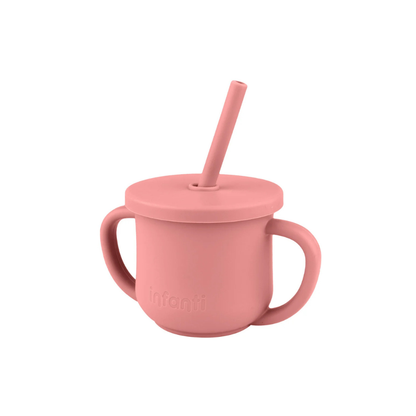 Vaso 2 En 1 Con Asas - Rojo | Infanti