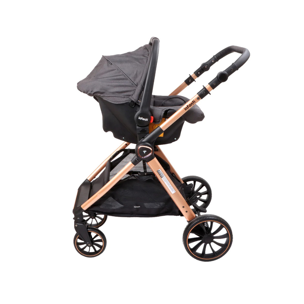 Coches Travel System Romanzo X1-D - Black | Infant
