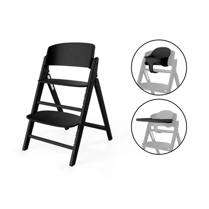 Silla de Comer Evolutiva Click & Fold 3 en 1 - Stunning Black | CYBEX