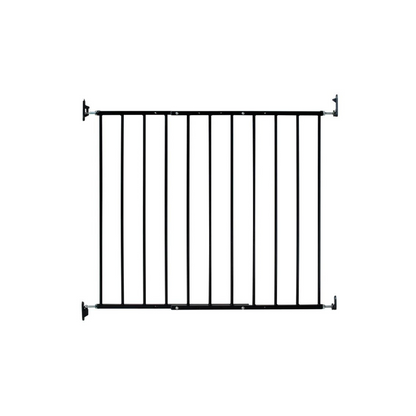 Puerta de Seguridad para Escalera (63 - 108 cm) - Negro