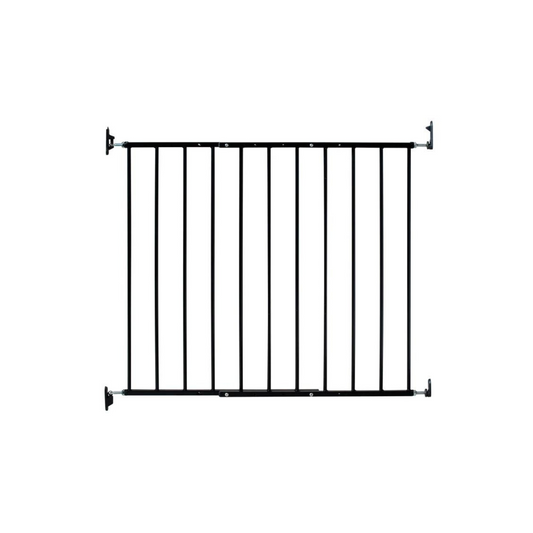 Puerta de Seguridad para Escalera (63 - 108 cm) - Negro