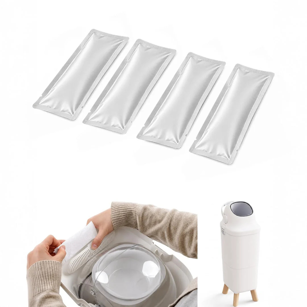 Desodorizante para Basurero de Pañales - Set de 4 Packs | MomCozy