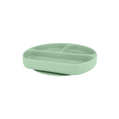 Plato de Silicona con Divisiones - Verde | Infanti