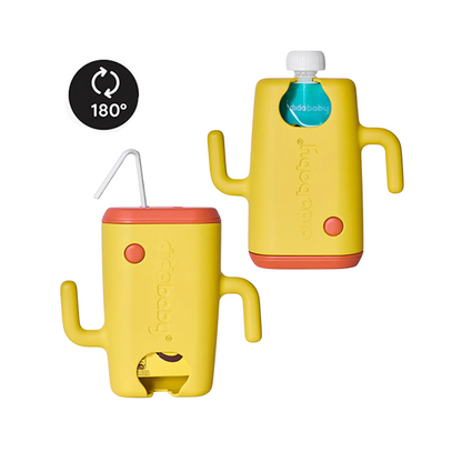 Pouches and Juice Box Holder - Yellow