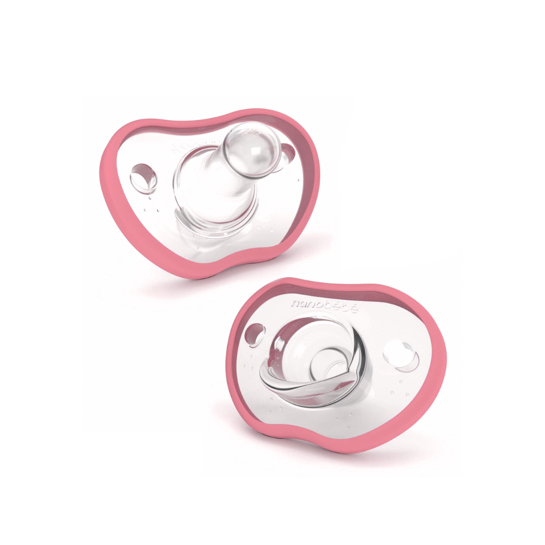 Pack de 2 Chupetes Flexy - Rosado