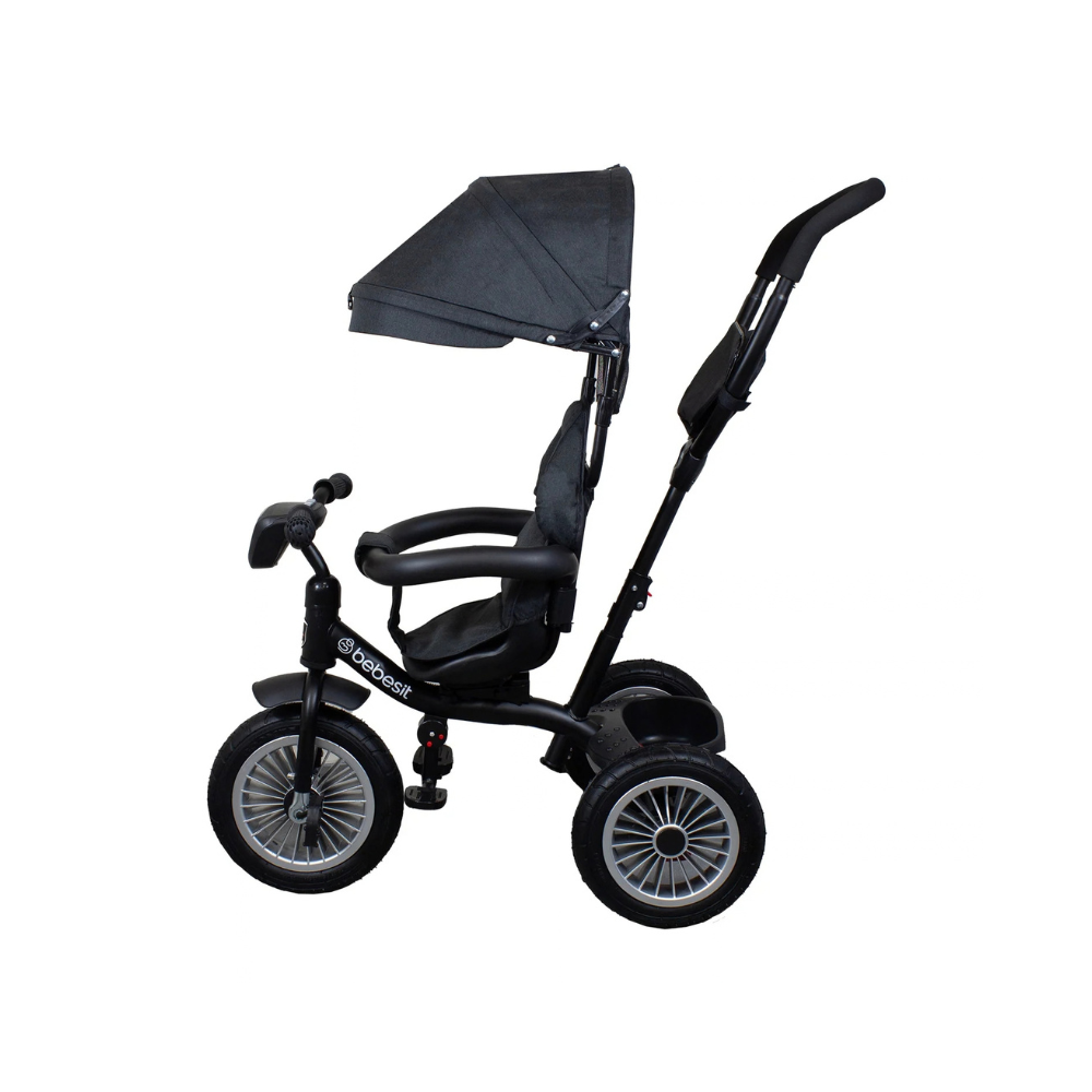 Triciclo de Paseo Infantil 360 LX - Negro | Bebesit