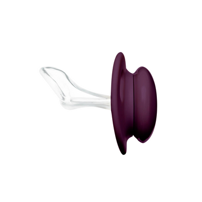 Dental Pacifier with Anatomical Nipple with Wings - Purple