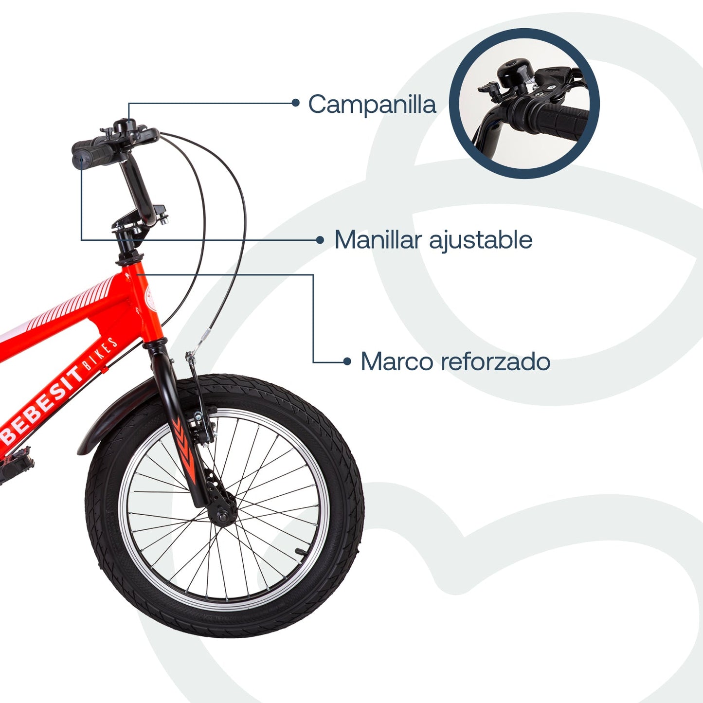 Bicicleta Infantil Canyon - Aro 16 - Rojo | Bebesit