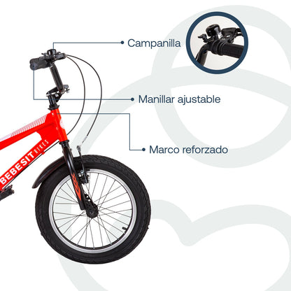 Bicicleta Infantil Canyon - Aro 16 - Rojo | Bebesit