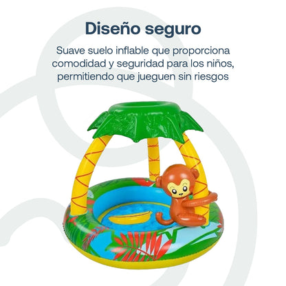 Piscina Infantil Inflable Selva Parasol Be Splash | Bebesit