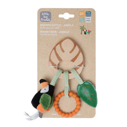 Sonajero de Madera - Selva | Little Big Friends