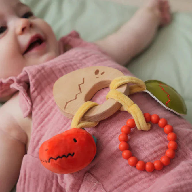 Sonajero de Madera - Dino | Little Big Friends